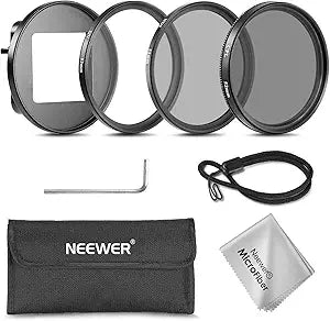 Neewer 52MM Filter Kit UV CPL ND4 GoPro