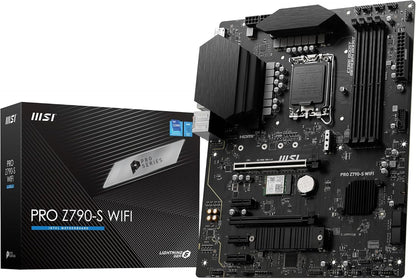 MSI PRO Z790-S WIFI Motherboard - Intel 12th/13th/14th Gen - DDR5