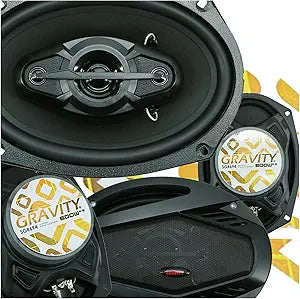Gravity 4X SGR694 6x9" 4-Way Car Speakers 2400W