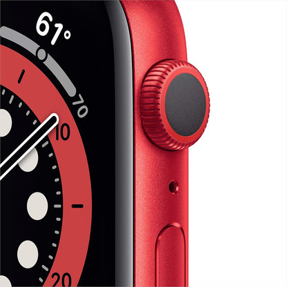 Apple M00M3LL/A-cr Watch Series 6 (GPS, 44mm) Red (Renewed)