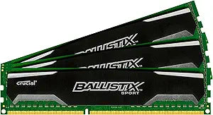Crucial BLS3KIT4G3D1609DS1S00 Ballistix 12GB DDR3 Memory Kit — main product image