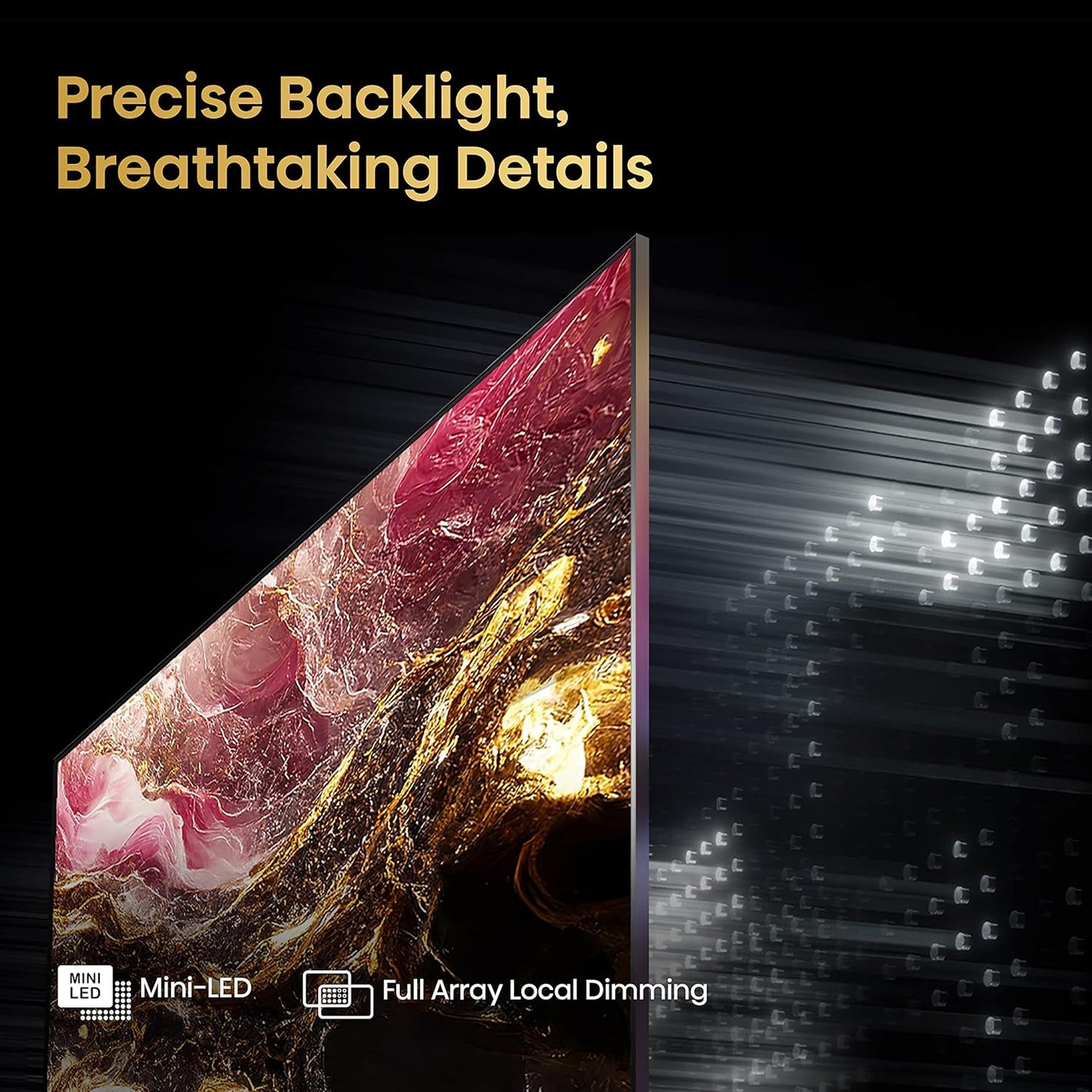 Hisense 55U6K 55" ULED Mini-LED Google Smart TV (Renewed)