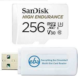 SanDisk SDSQQNR-256G Dash Cam MicroSD Card 256GB — main product image