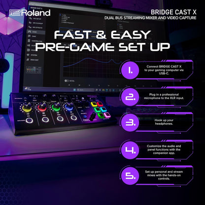 Roland BRIDGECSTX Dual Bus Gaming Mixer Interface
