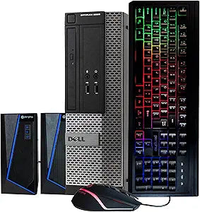 Dell 3020 Optiplex i5 Desktop, Renewed, with Speakers