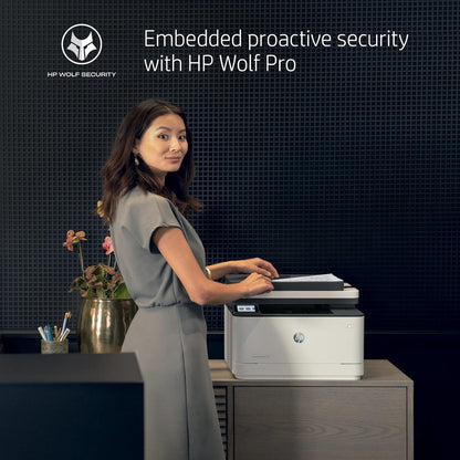 HP LaserJet Pro MFP 3101fdw Wireless Printer B&W Renewed