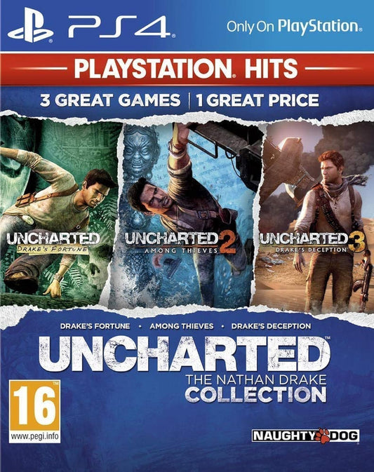 Sony Uncharted Nathan Drake Collection PS4 Hits