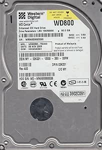 Western Digital WD800BB-75CAA0 80GB IDE Hard Drive — main product image