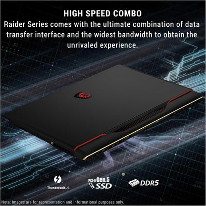 MSI GE68HX Raider i9 Gaming Laptop RTX 4070
