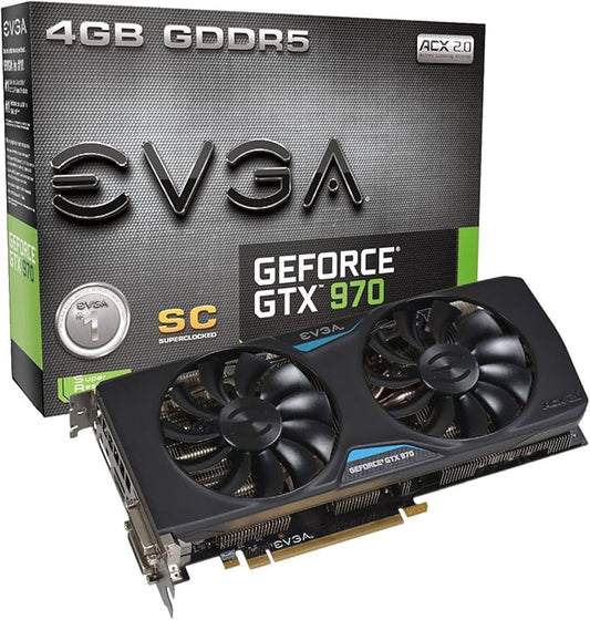 EVGA 04G-P4-2977-KR GeForce GTX 970 4GB SC+ GAMING ACX 2.0