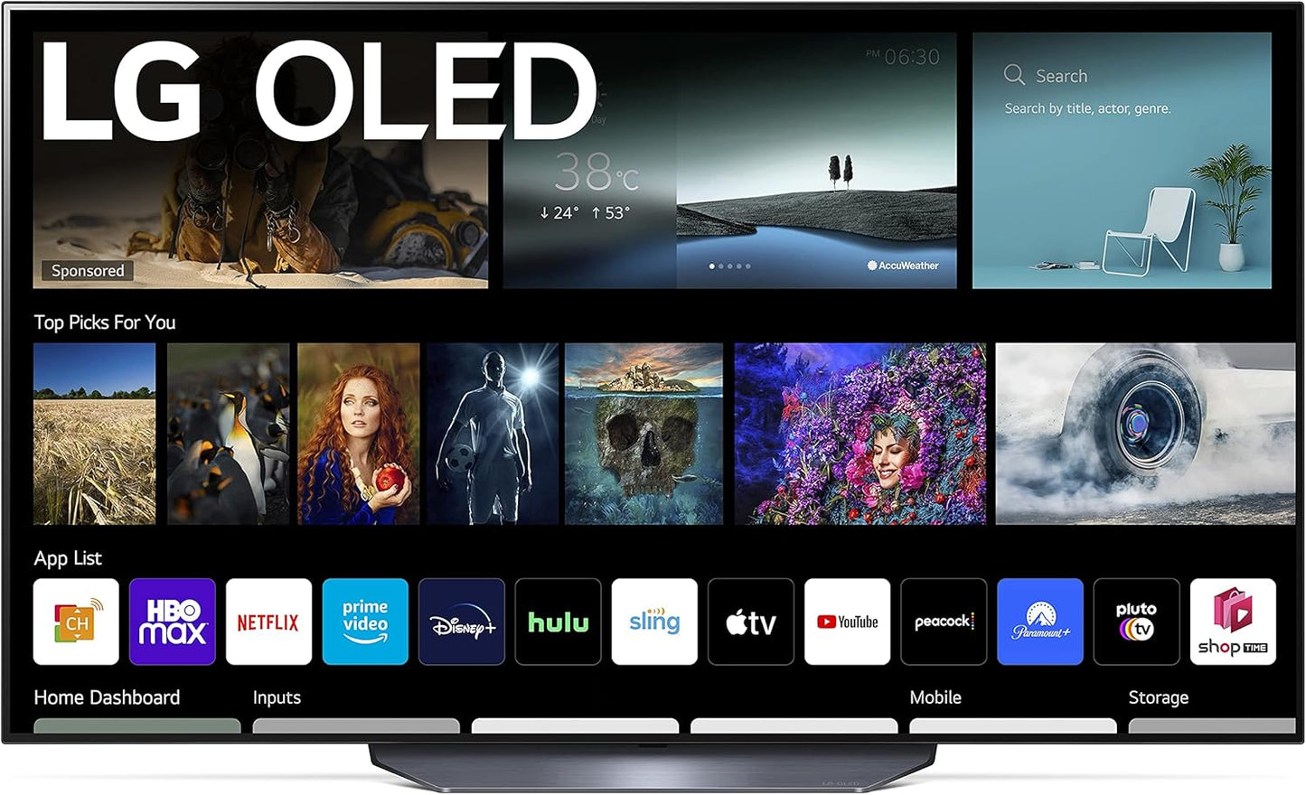 LG OLED55B1PUA 55-Inch 4K Smart OLED TV
