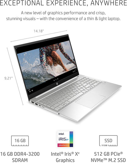 HP 15-eg0021nr Pavilion 15 Laptop i7 16GB 512GB SSD