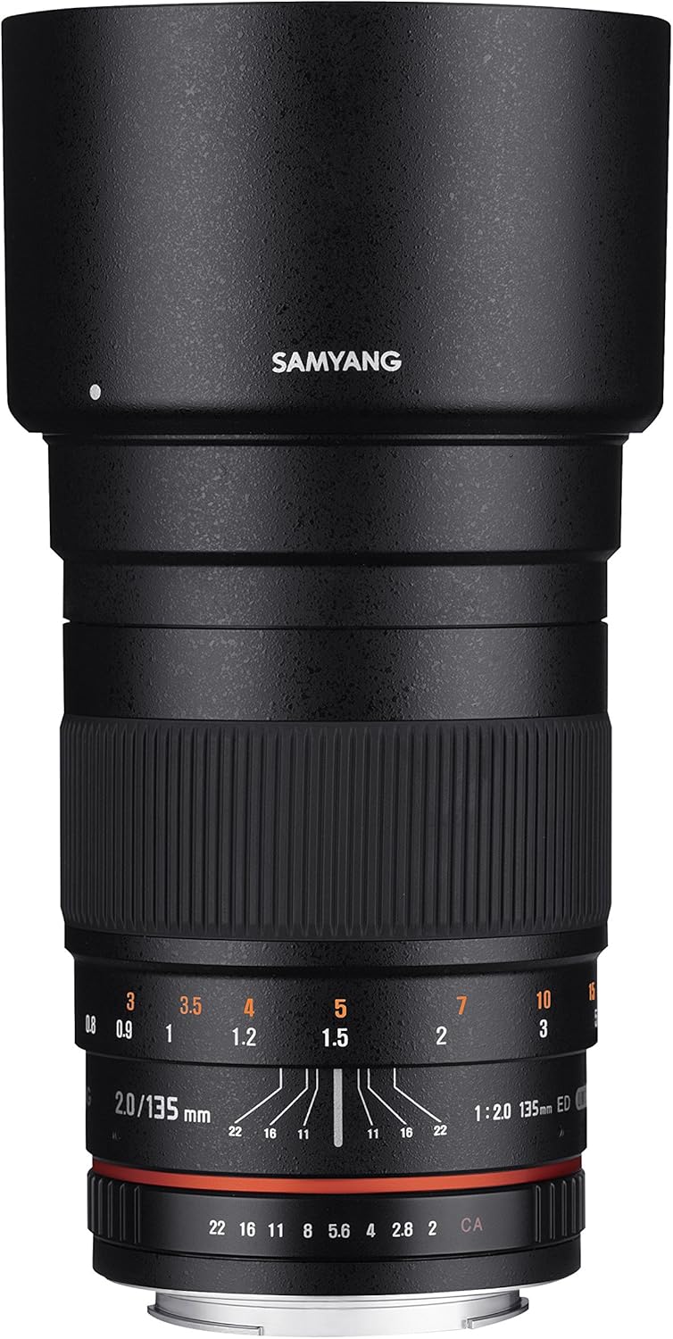 Samyang SY135M-C 135mm f/2.0 ED UMC Telephoto Lens Canon EF