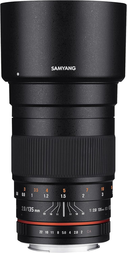 Samyang SY135M-C 135mm f/2.0 ED UMC Telephoto Lens Canon EF