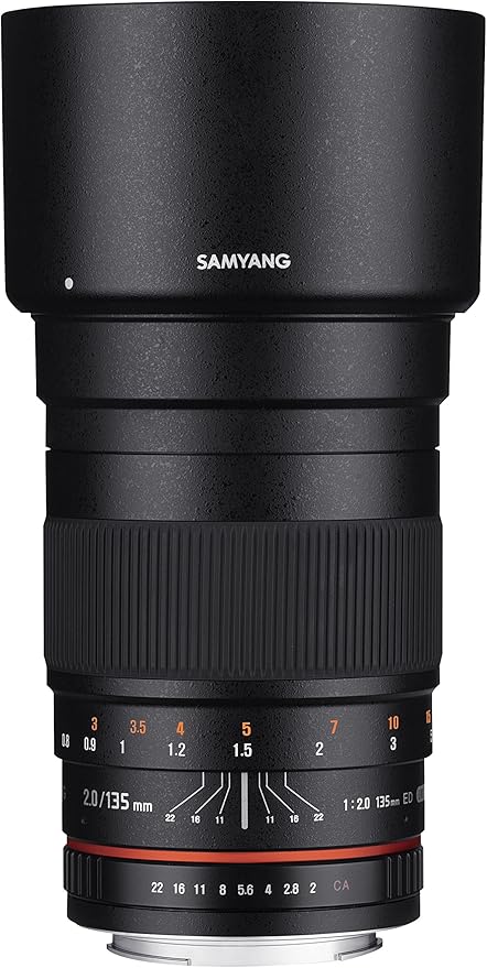 Samyang SY135M-C 135mm f/2.0 Telephoto Lens for Canon EF