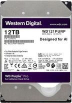 Western Digital WD121PURP-SPB5SY0 12TB Purple Pro Surveillance HDD