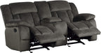 Lexicon 194840134480 Chocolate Reclining Loveseat Console