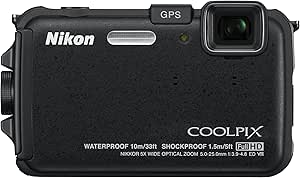 Nikon COOLPIX AW100 Waterproof Digital Camera (Renewed)