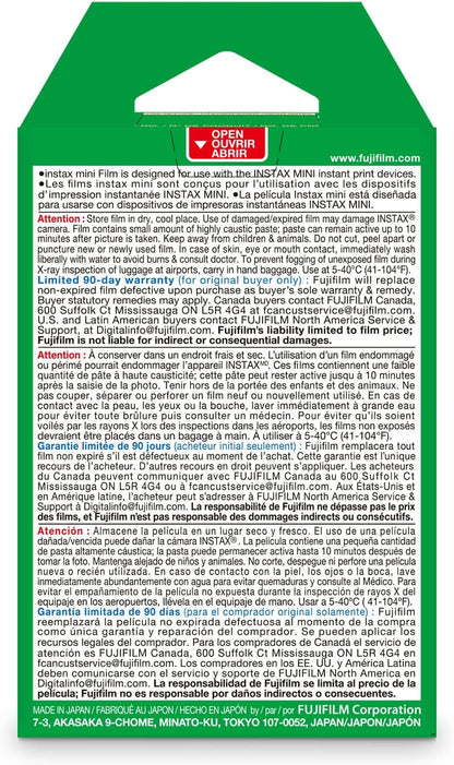 Fujifilm INSTAX MINI Twin Pack Instant Film 20 Photos