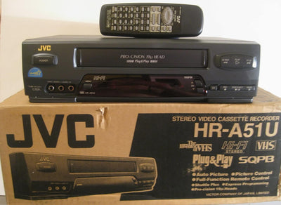 JVC HR-A51U 4-Head Stereo VCR (Renewed)