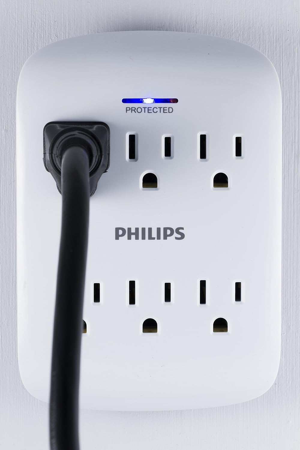Philips SPP3466WA/37 Surge Protector, 6 Outlet - 2 Pack