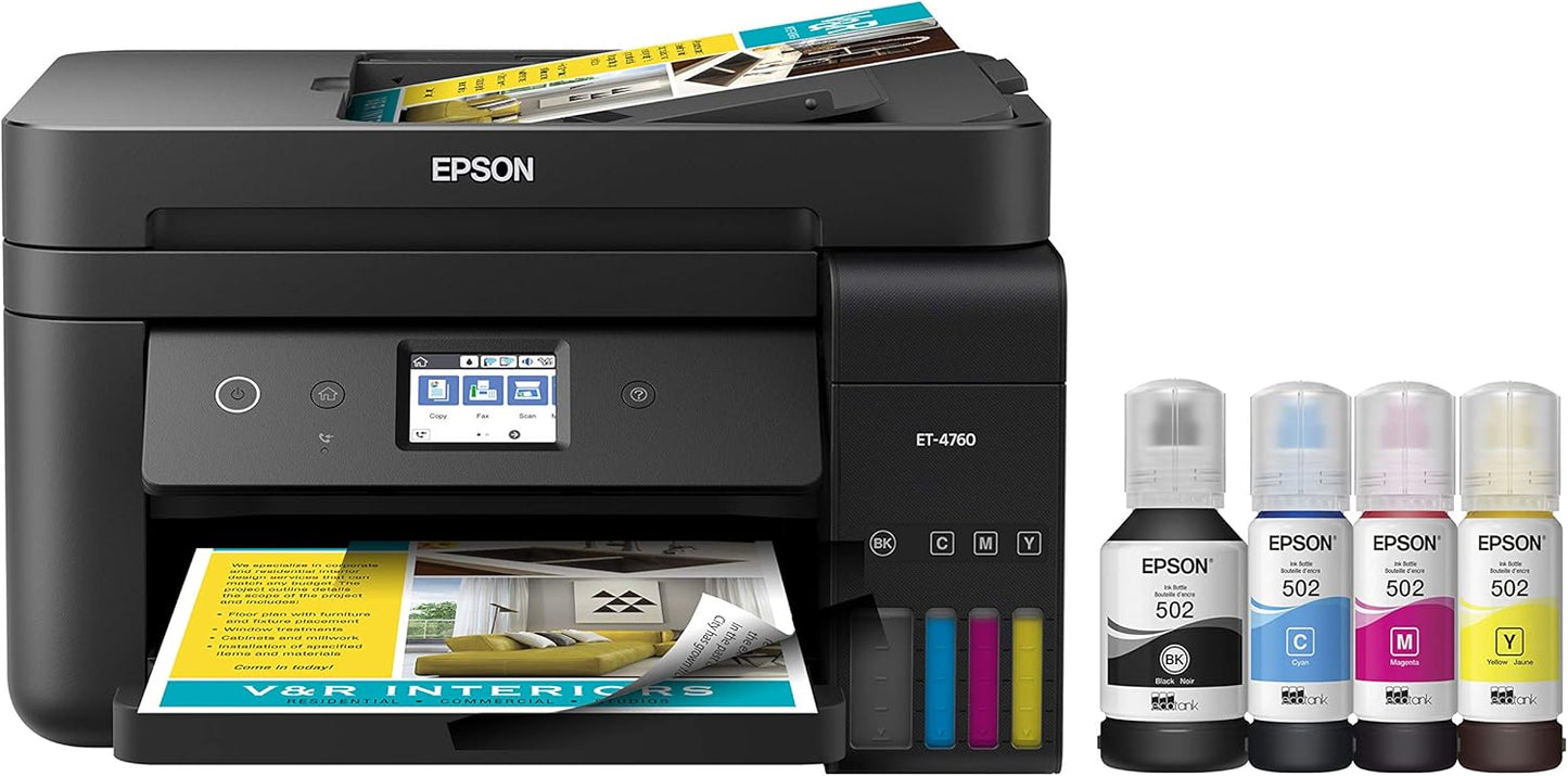 Epson ET-4760 EcoTank Wireless All-in-One Printer