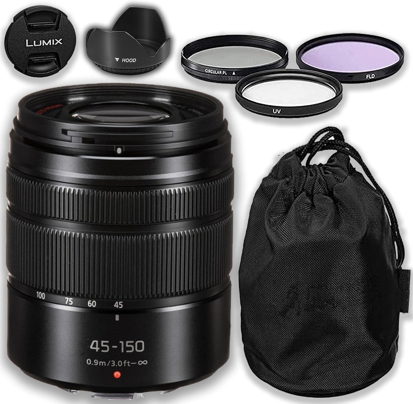 Panasonic Lumix G Vario 45-150mm O.I.S. Telephoto Lens