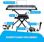 Alesis Melody61MKII 61-Key Keyboard Piano Beginner Bundle