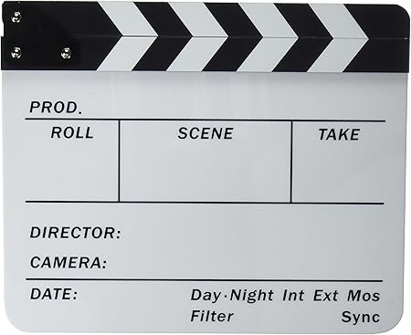 Neewer 10082300 Acrylic Film Clapboard Director's Slate