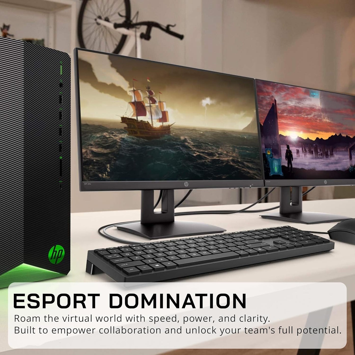 HP Pavilion Gaming Desktop RTX 3060, 32GB RAM