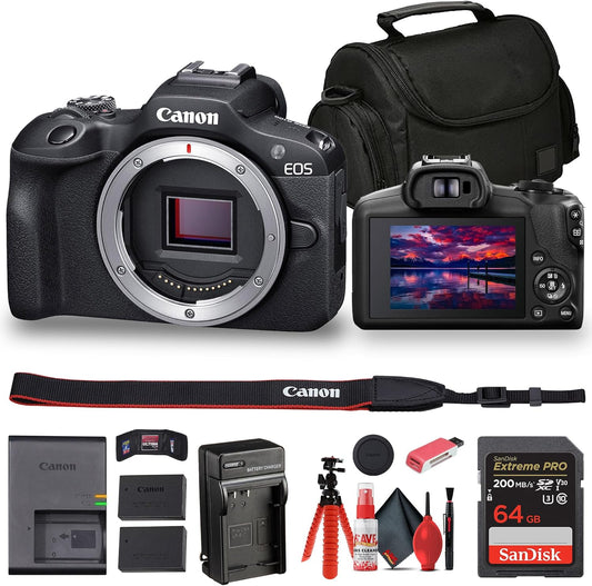 Canon 6052C002 EOS R100 Mirrorless Camera Bundle (Renewed)