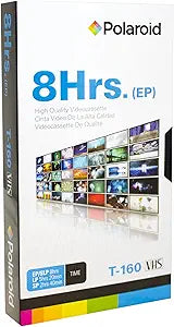 Polaroid PRT160P0001 PRO-VHS T-160 8-Hour VHS Tape