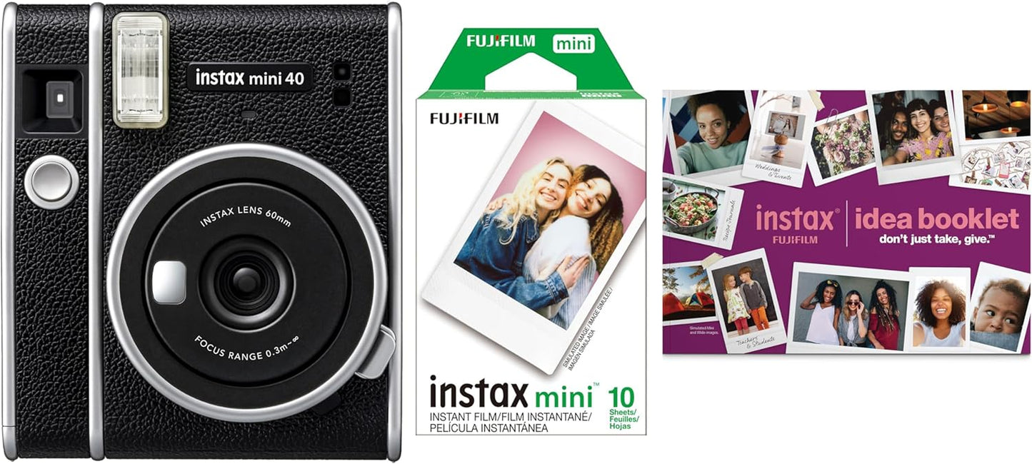 Fujifilm 600023772 Instax Mini 40 Instant Camera Bundle