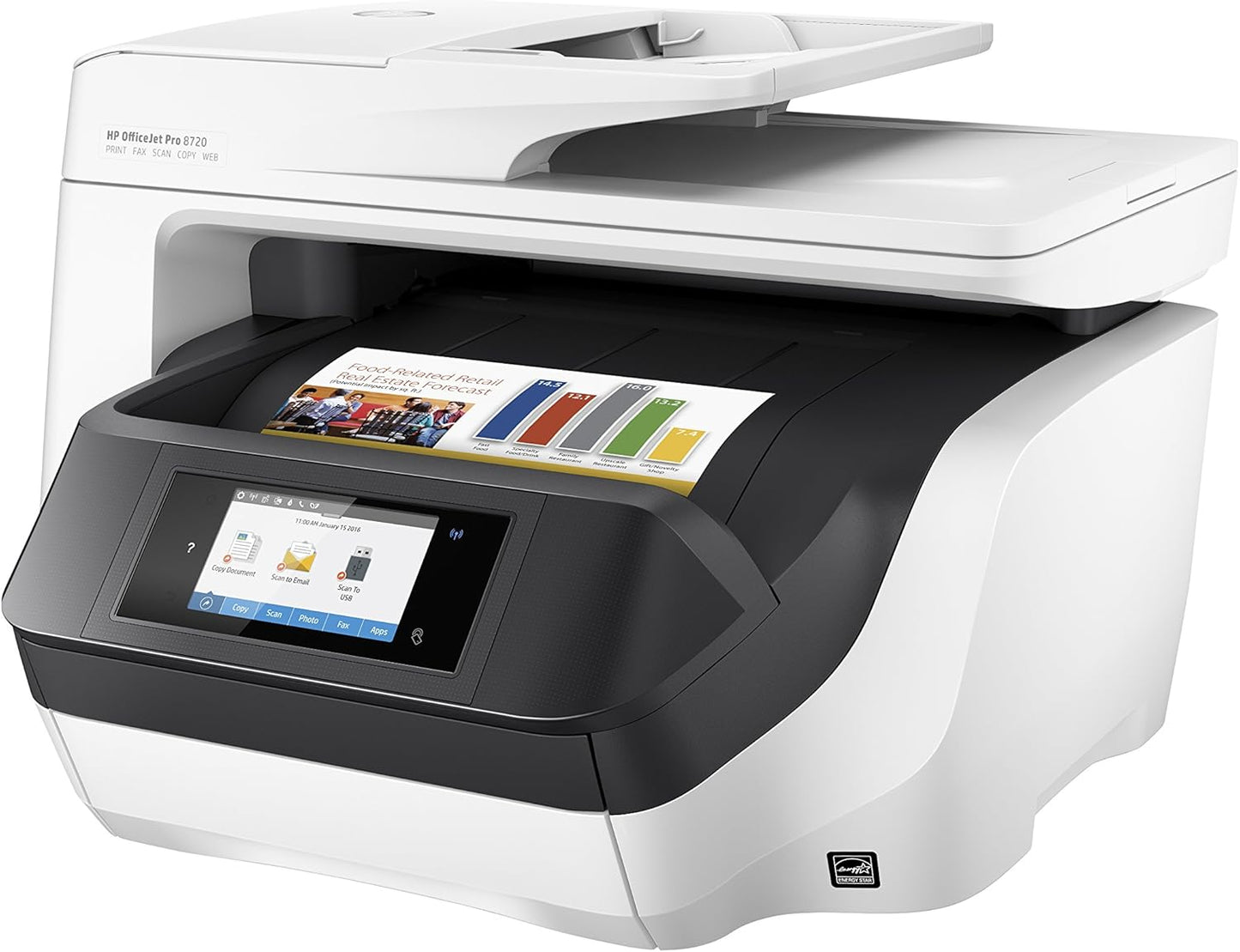 HP 8720 OfficeJet Pro Wireless All-in-One Printer