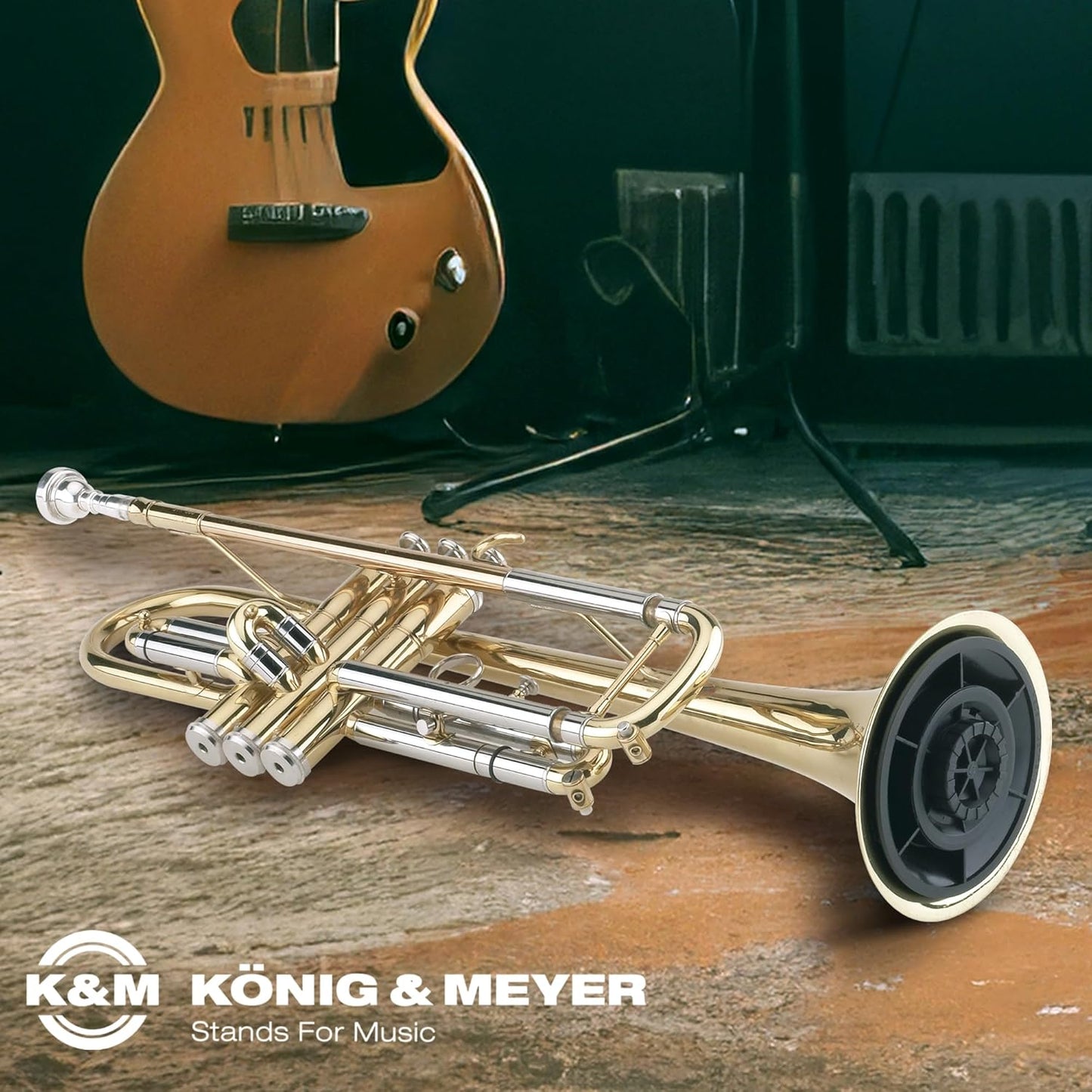 K&M 15210-023-55 Compact Trumpet In-Bell Stand Black