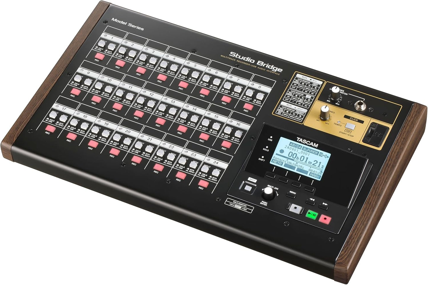 Tascam StudioBridge 24-Channel Multi Track Recorder USB Audio Interface