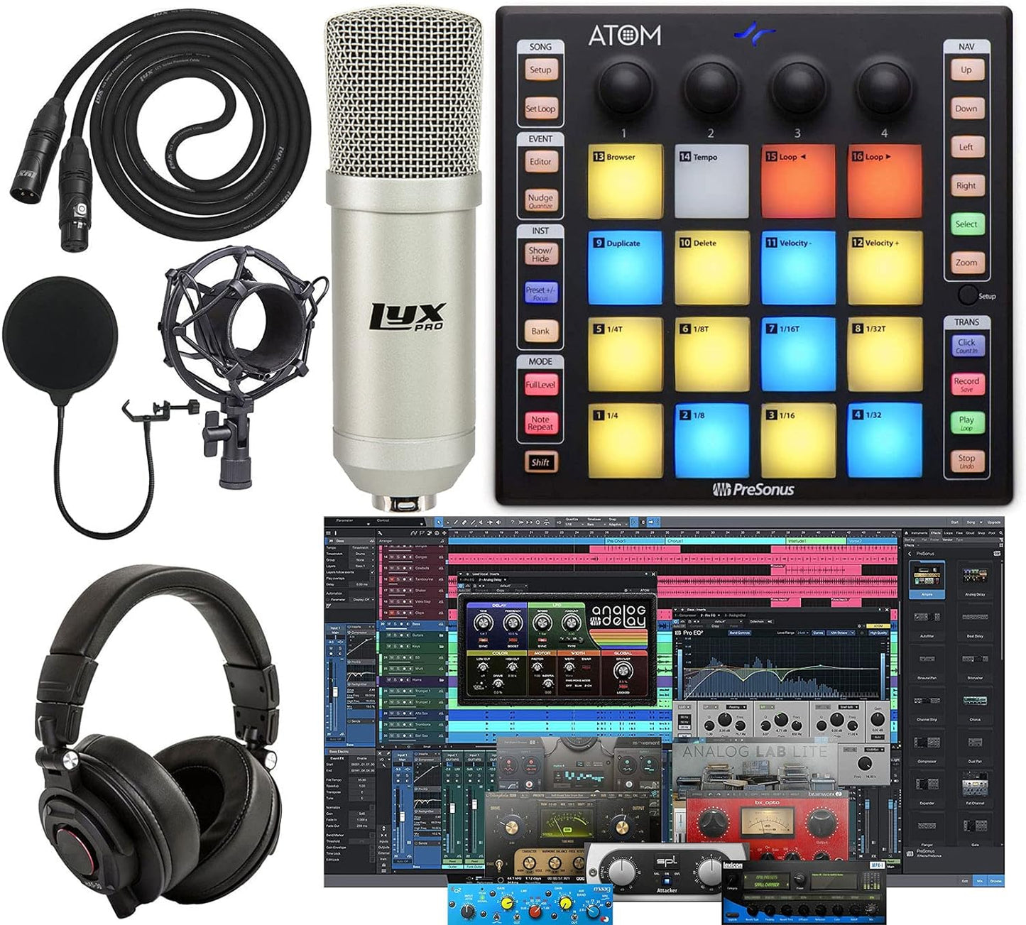 PreSonus ATOM Pad Controller Studio Recording Kit