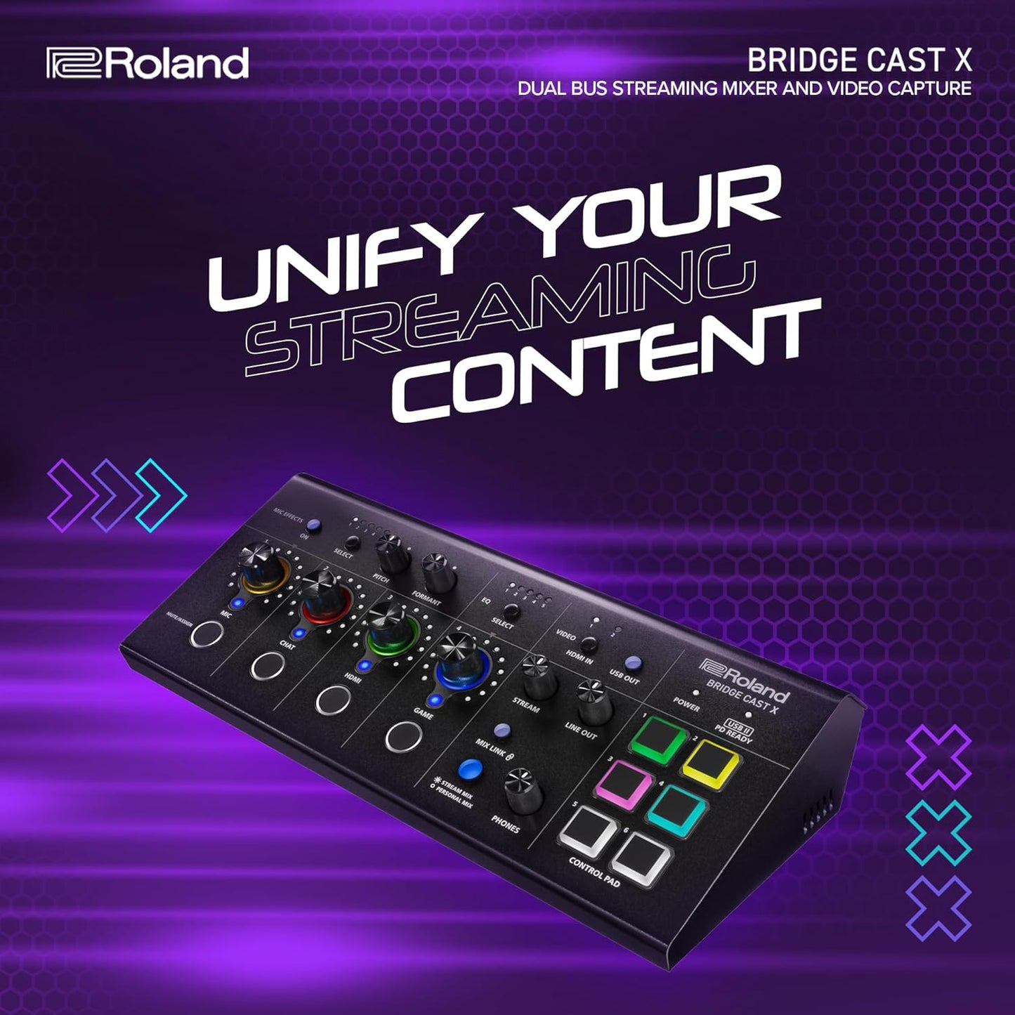 Roland BRIDGECSTX Dual Bus Gaming Mixer Interface