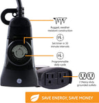 GE 46224 24-Hour Outdoor Mechanical Timer 2-Pack