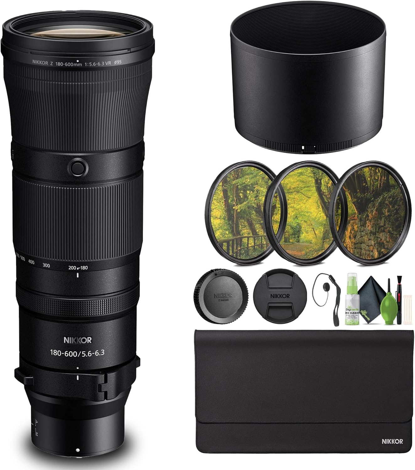 Nikon 20117 NIKKOR Z 180-600mm VR Lens Bundle