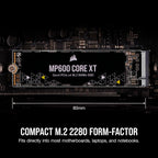 Corsair CSSD-F1000GBMP600CXT MP600 CORE XT 1TB NVMe SSD