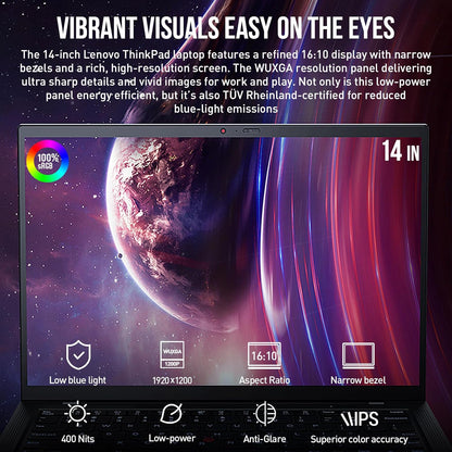 Lenovo Thinkpad X1 Carbon 1185G7 14" WUXGA Laptop i7