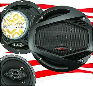 Gravity SGR654 6.5" 800W 4-Way Car Audio Speakers