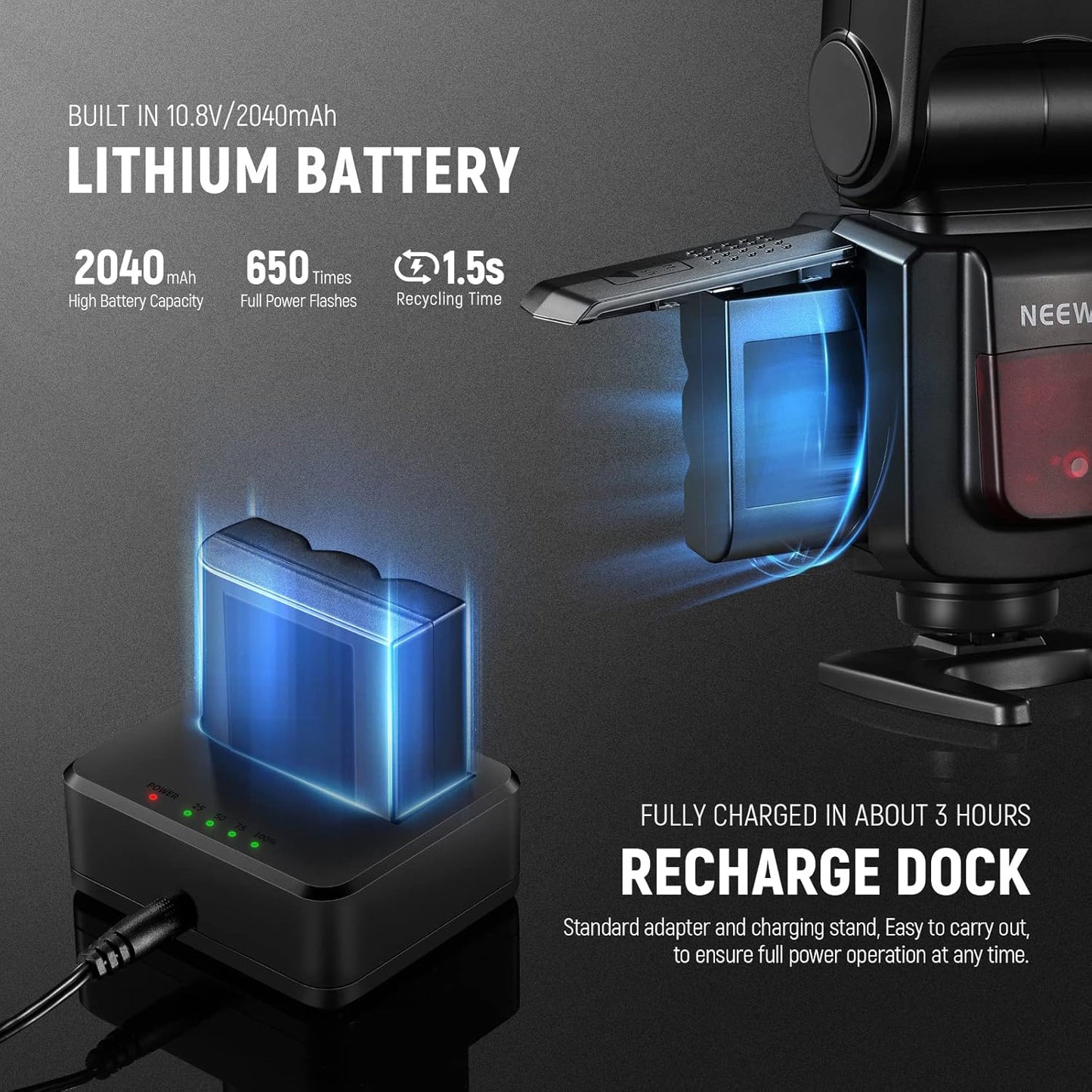 Neewer 10101414 NW665-C E-TTL II Speedlite Flash Canon