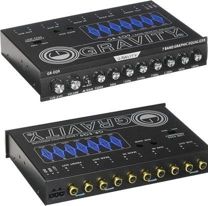 Gravity GR-EQ9 7 Band Graphic Equalizer Car Audio
