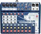 Soundcraft Notepad-12FX Mixer + Rockville Headphones Bundle