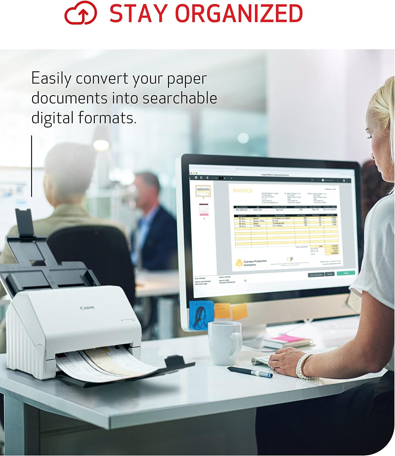 Canon imageFORMULA R30 Office Document Scanner