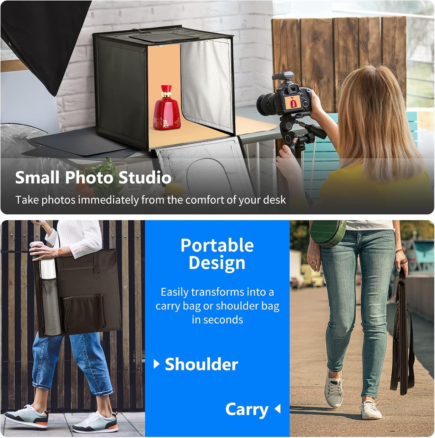 Neewer ZK-RY-02 16" Portable LED Photo Light Box