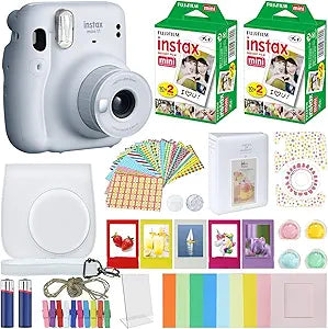 Fujifilm Instax Mini 11 Camera Bundle Ice White