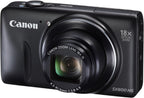 Canon PowerShot SX600 HS 9340B001 16MP Camera - Black